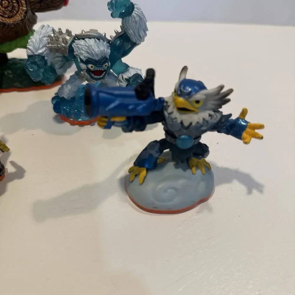 Skylanders Giants Lot of 5 Orange Base Series 2 Trigger Happy Thumpback Rex Gian